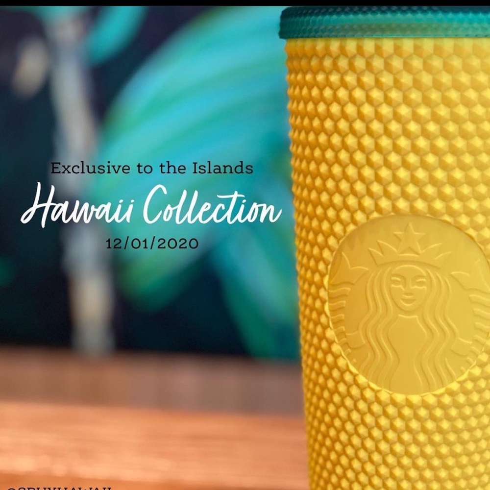 Starbucks 2020 pineapple studded tumbler